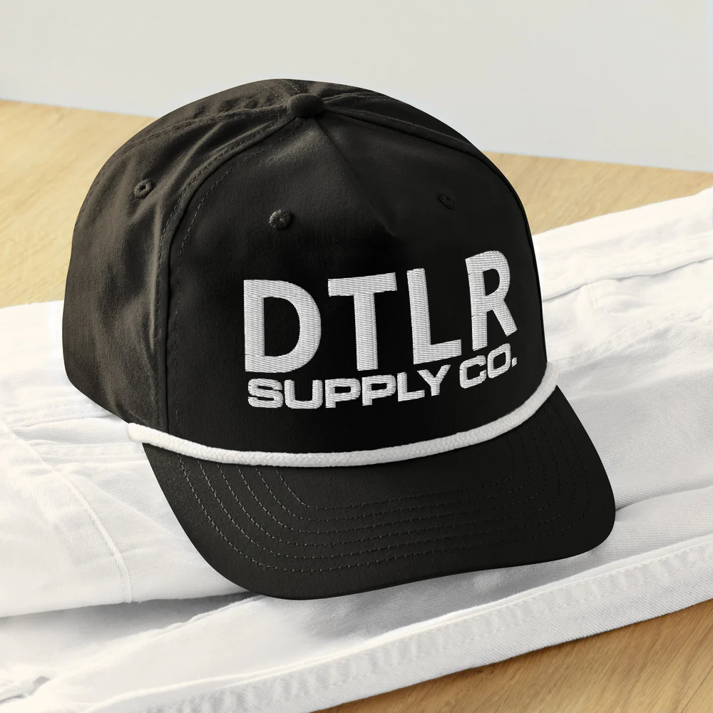 DTLR SUPPLY ROPE HAT - Black