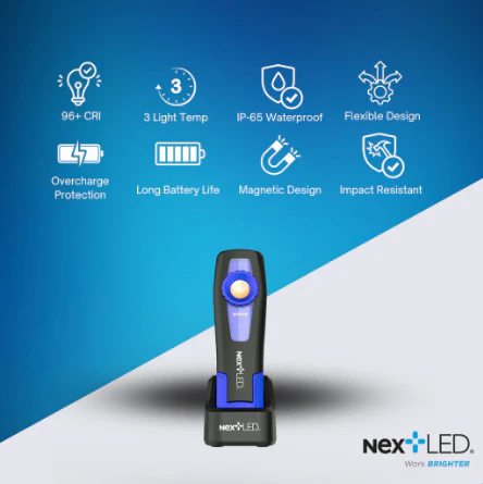 Professional CRI 96+, 3 Temperature Color Match Detailing Light - NextLED NT-2040B-3 - Image 2